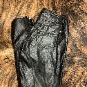 faux leather pants